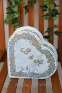 Casket for wedding rings CFW-03